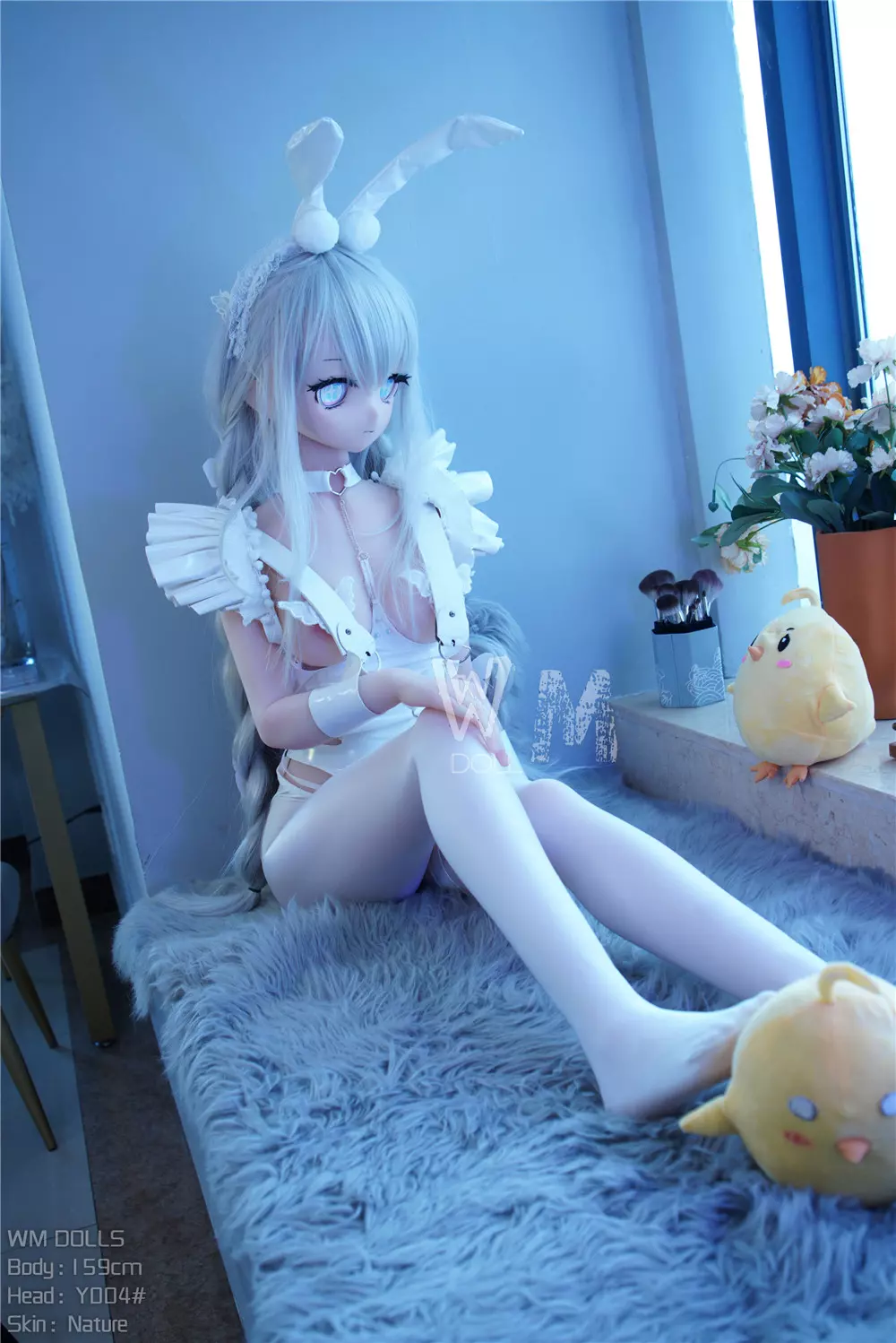 WM S-TPE 159cm (5ft2) Anime TPE Sex Doll with PVC Head #004